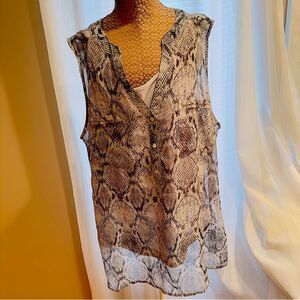 Apt 9 Sleeveless Blouse Size 1X
